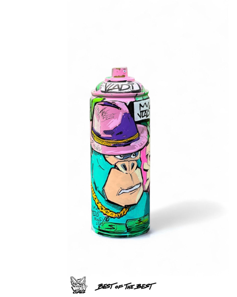 Art VLADI - KONG - Spray Cans - www.vladicomics.com