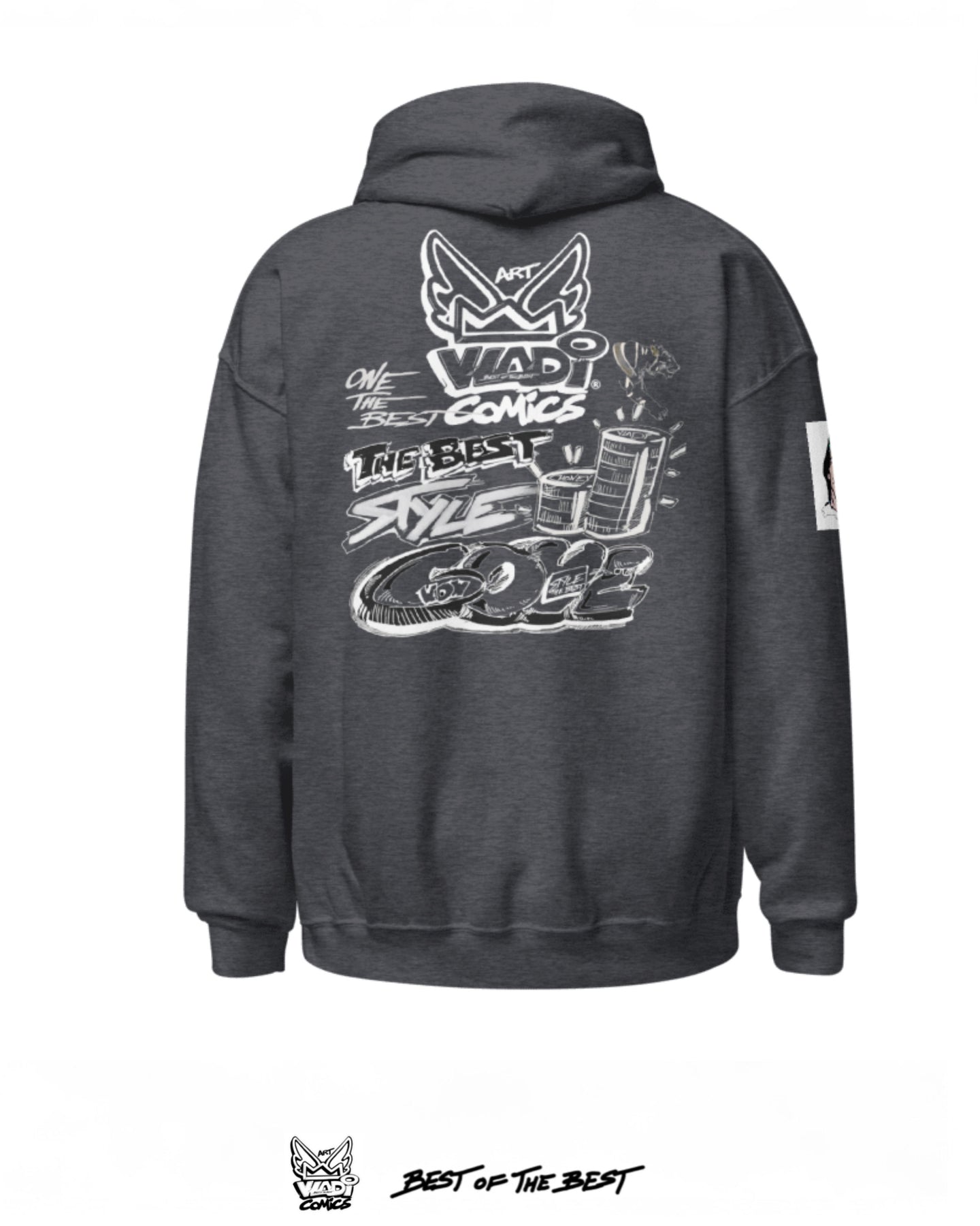 Art VLADI - TIGER Sculpture - Sweatshirt - www.vladicomics.com