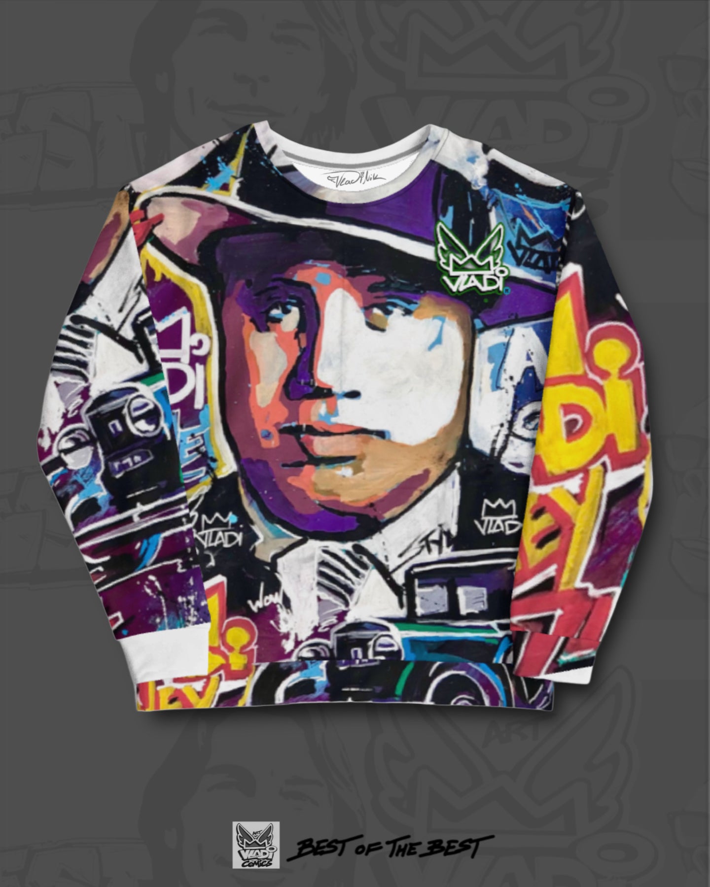 Art VLADI - Mint Elite - Capone - Sweatshirt - www.vladicomics.com