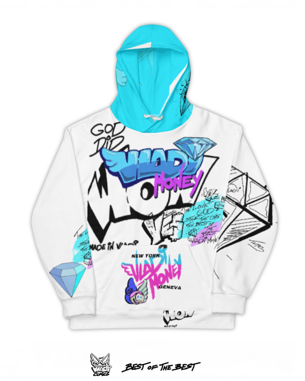 Art VLADI - WOW YES - Sweatshirt - www.vladicomics.com